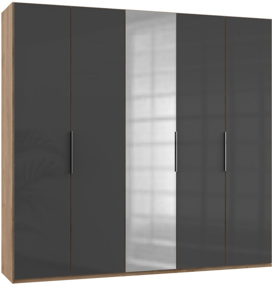 Fresh To Go Kleiderschrank »Level«, mit Glas- und Spiegeltüren