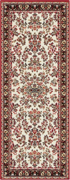 DELAVITA Läufer »Halton«, rechteckig, 8 mm Höhe, Kurzflor Läufer, Vintage Design, Orient Optik, Wohnzimmer, Schlafzimmer, Arbeitszimmer, Robust, Pflegeleicht, Gekettelt