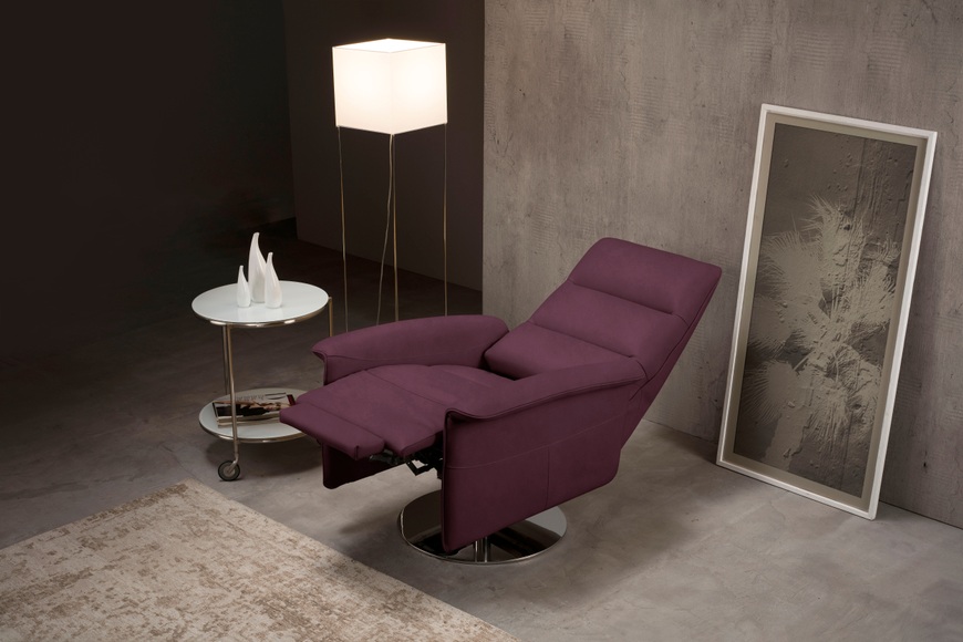 Egoitaliano Sessel »Kelly«, drehbar, manuelle Relaxfunktion mit Push-Back-Mechanismus