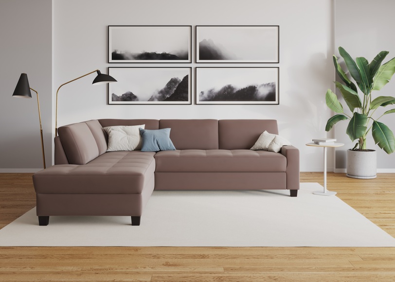 DOMO collection Ecksofa »Florentina«, wahlweise mit Bettfunktion
