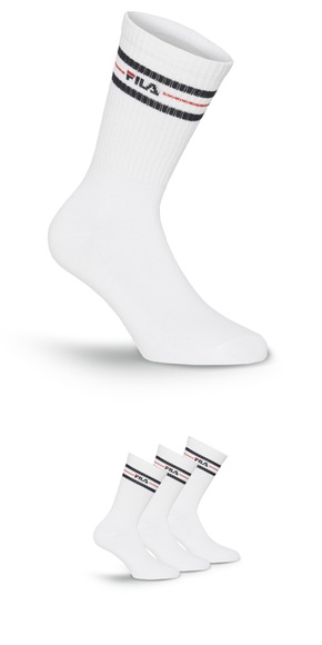 Fila - 3er-Pack Socken - Weiss
