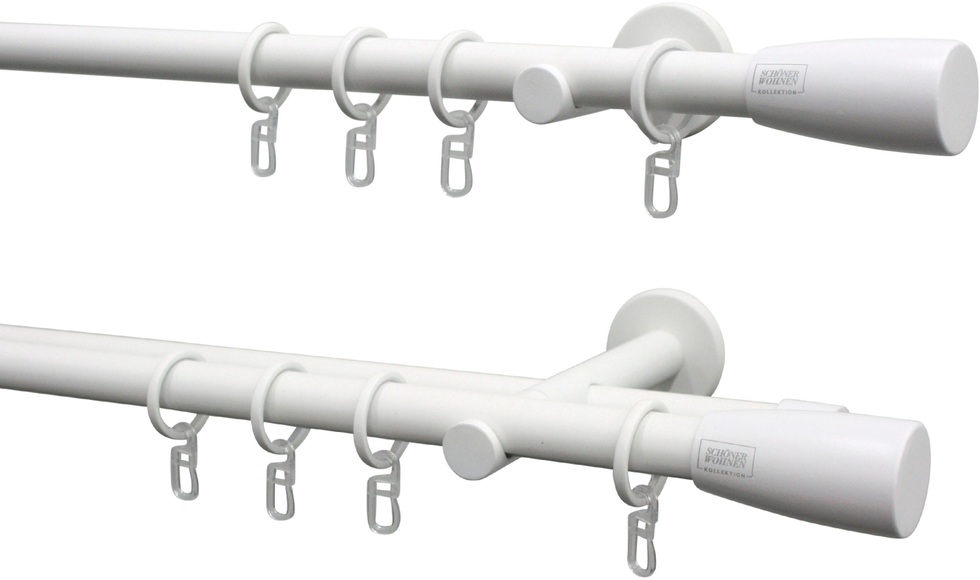 SCHÖNER WOHNEN LAMINAT Gardinenstangen-Endstück »Endstück Konus für Ø 20 mm«, (2 St.), Serie Einzelprogramm Leon Ø 20 mm