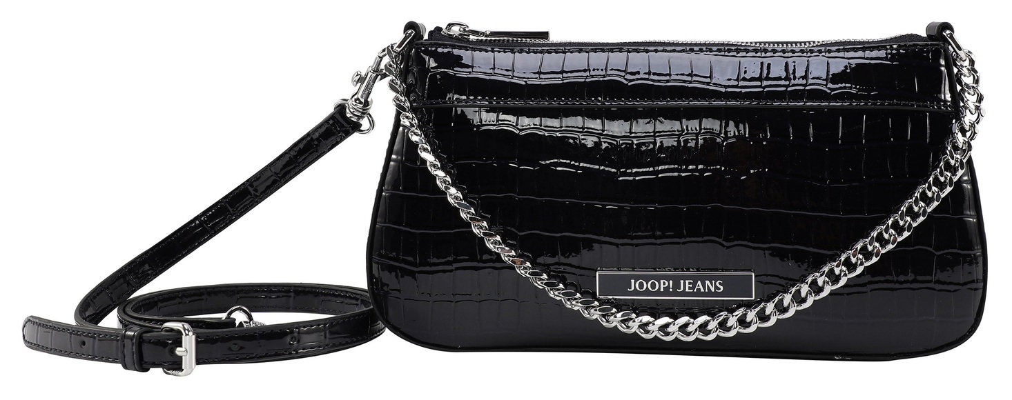 Joop Jeans Umhängetasche »domenica croco paolina shoulderbag shz«, mit modischer Reptil Optik