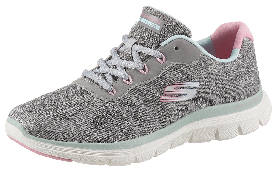 Skechers Flex Appeal 4.0 Freizeitschuh hellgrau