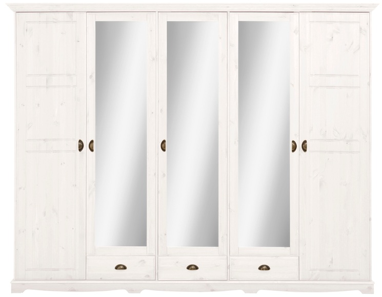 Home affaire Kleiderschrank »Eva«, aus Kiefer massiv