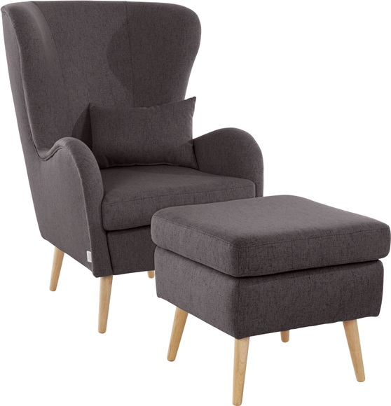 Guido Maria Kretschmer Home&Living Sessel »Sallito«, incl. Hocker, die kleinere Version von 