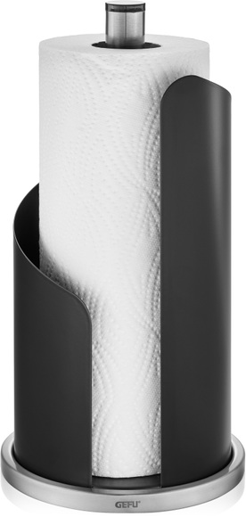 GEFU - Küchenrollenhalter CURVE - Edelstahl - silber - 30 cm