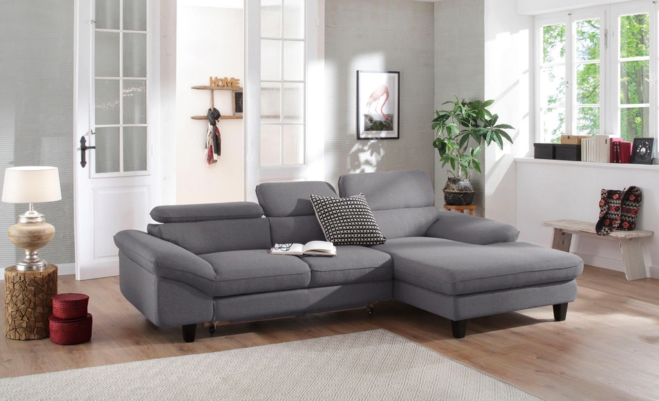 Home affaire Ecksofa »Pilot«, wahlweise mit Bettfunktion und Bettkasten
