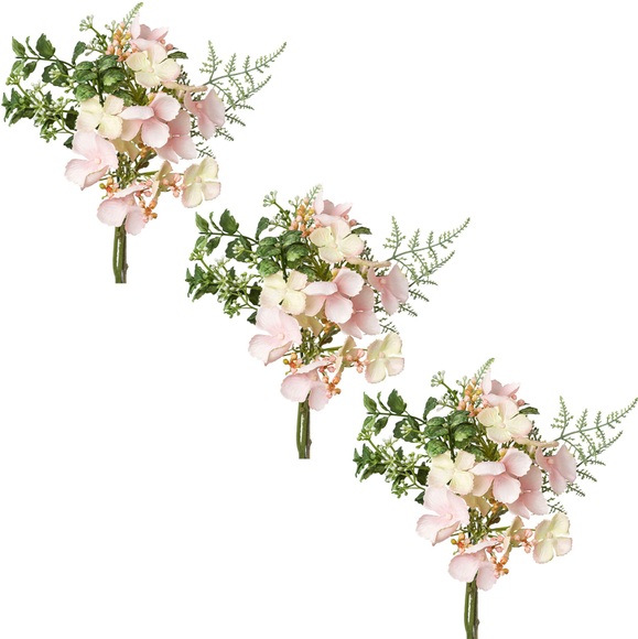 Creativ green Kunstblume »Hortensienbouquet«, (3 St.), im 3er Set