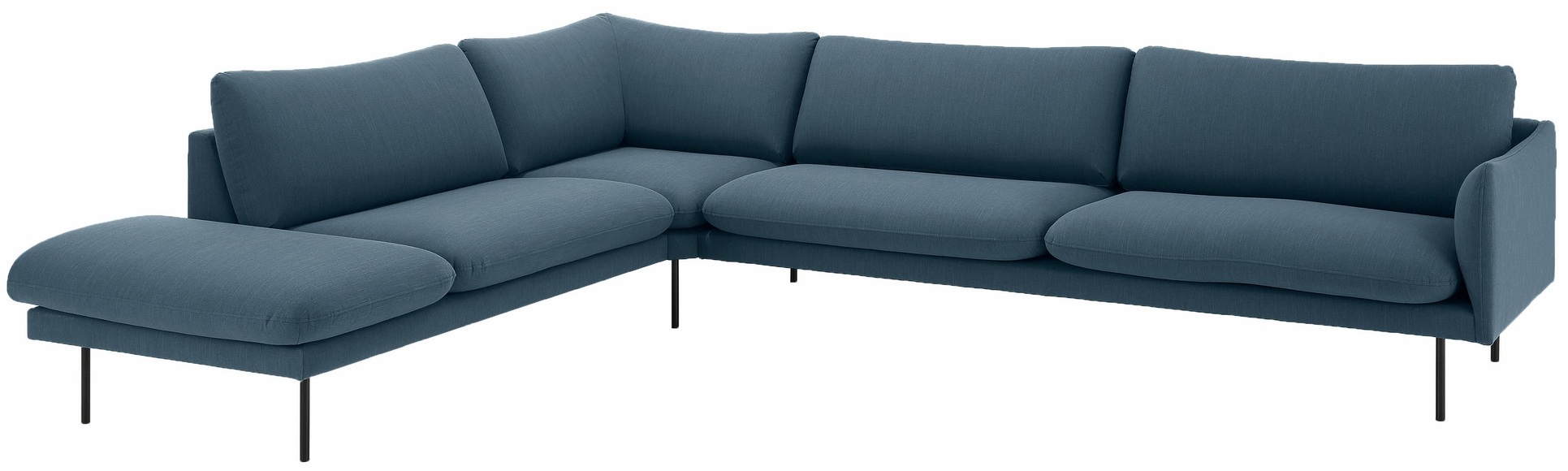 andas Ecksofa »Mavis«, mit Ottomane und losen Sitz- und Rückenkissen, skandinavischer Stil