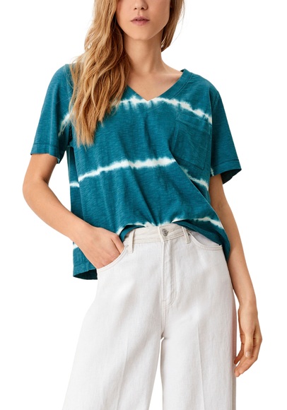 s.Oliver V-Shirt, mit Brusttasche