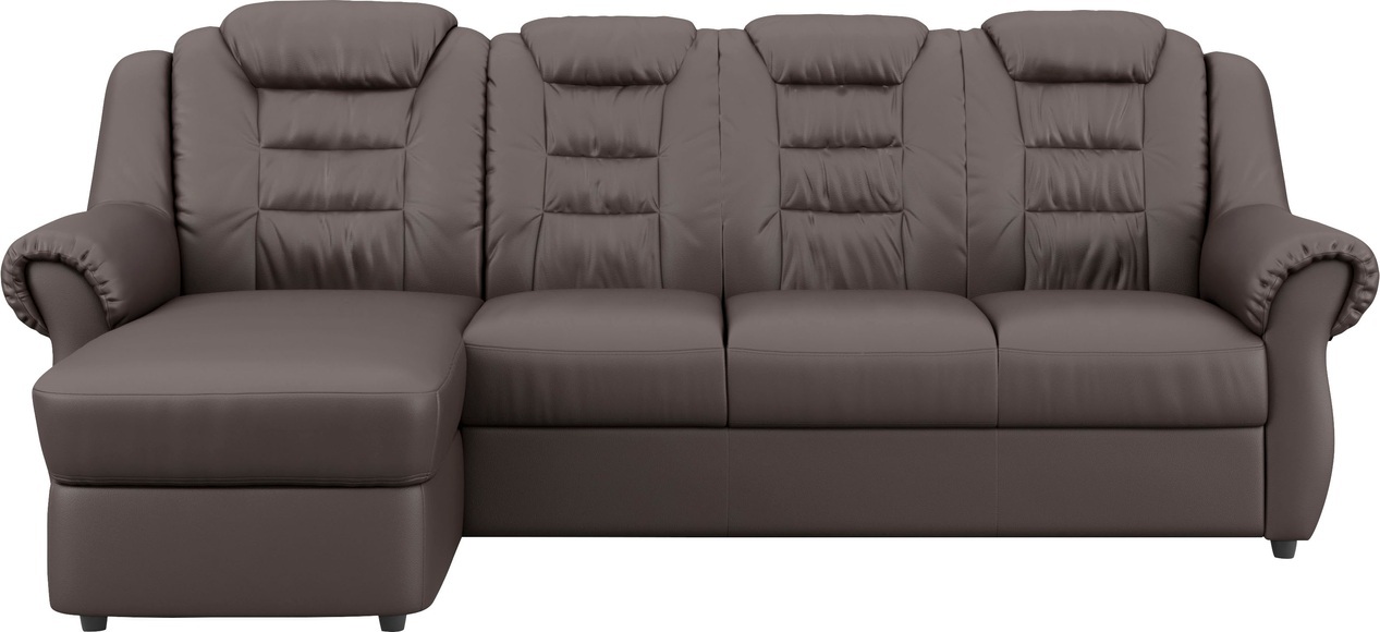 Home affaire Ecksofa »Boston L-Form«, Gemütliches Ecksofa mit hoher Rückenlehne in klassischem Design