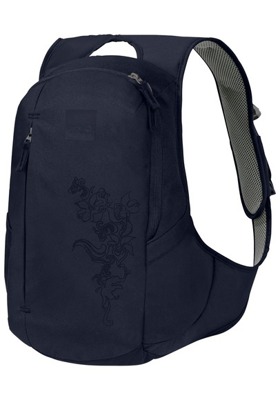 Jack Wolfskin Schlanker Tagesrucksack für Frauen Ancona one size blau midnight blue