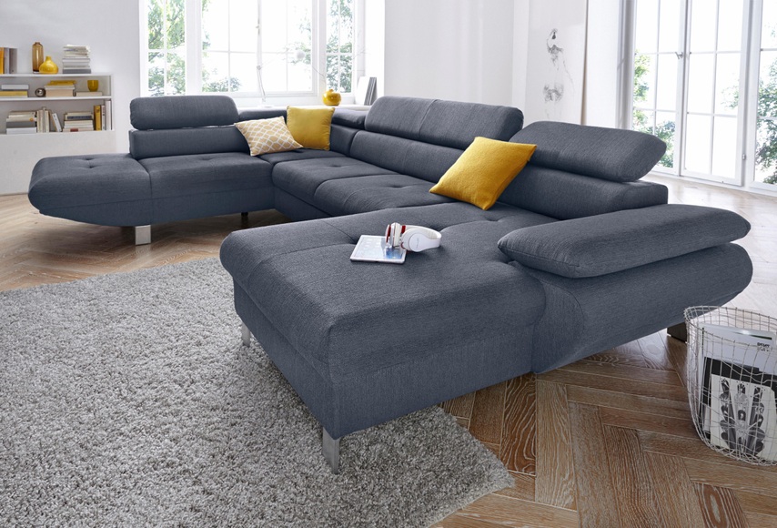exxpo - sofa fashion Wohnlandschaft, wahlweise mit Bettfunktion