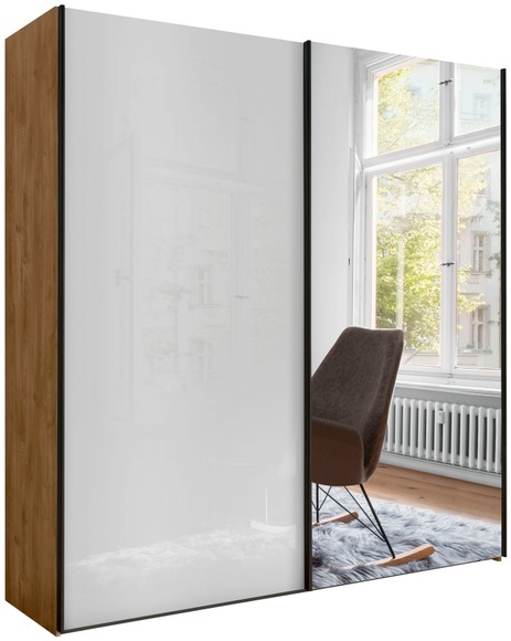 WIEMANN Schwebetürenschrank »Monaco«, mit Glasfront sowie hochwertigen Beschlägen