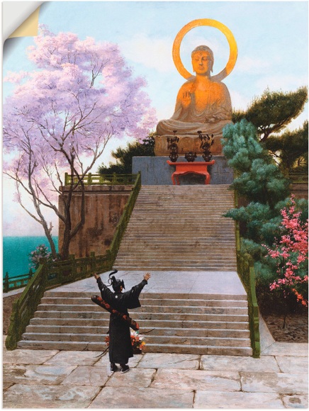 Artland Wandbild »Japaner, eine Göttlichkeit anflehend.«