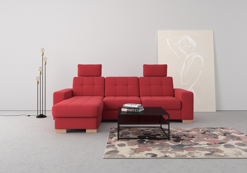 sit&more Ecksofa, wahlweise mit Bettfunktion und Bettkasten