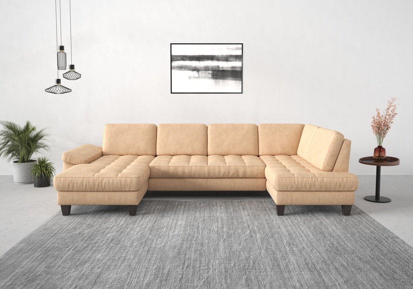 sit&more Wohnlandschaft, wahlweise mit Bettfunktion, Bettkasten, Sitztiefenverstellung