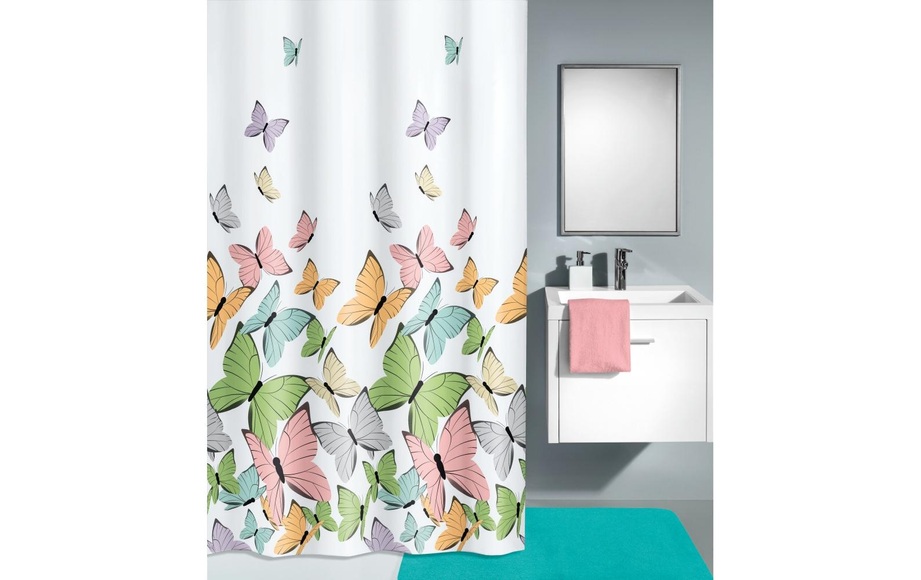 Kleine Wolke Duschvorhang Butterflies 240x180 cm