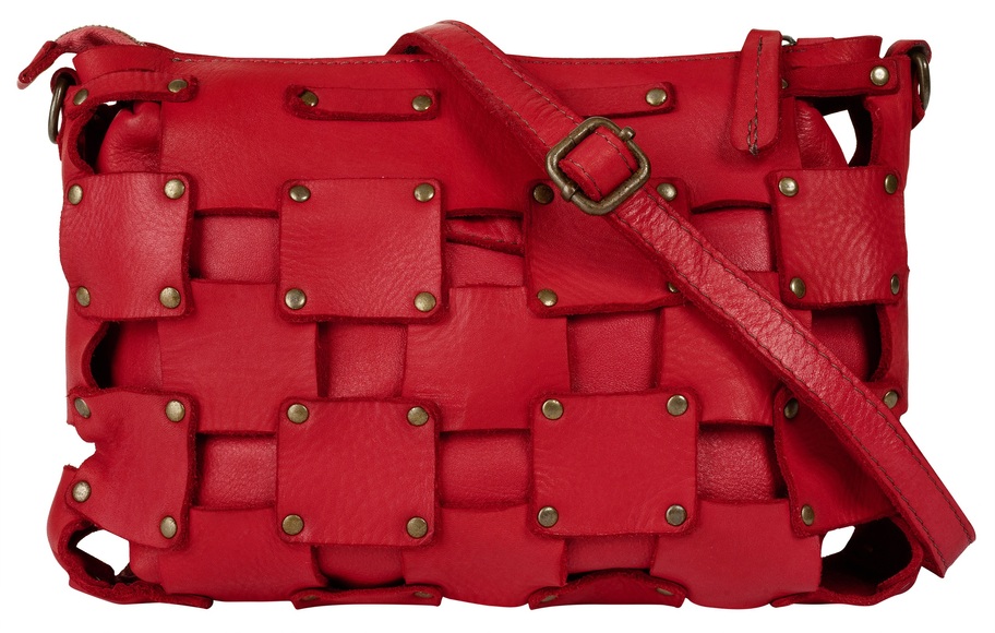 Samantha Look Umhängetasche, (1 tlg.), echt Leder, Made in Italy