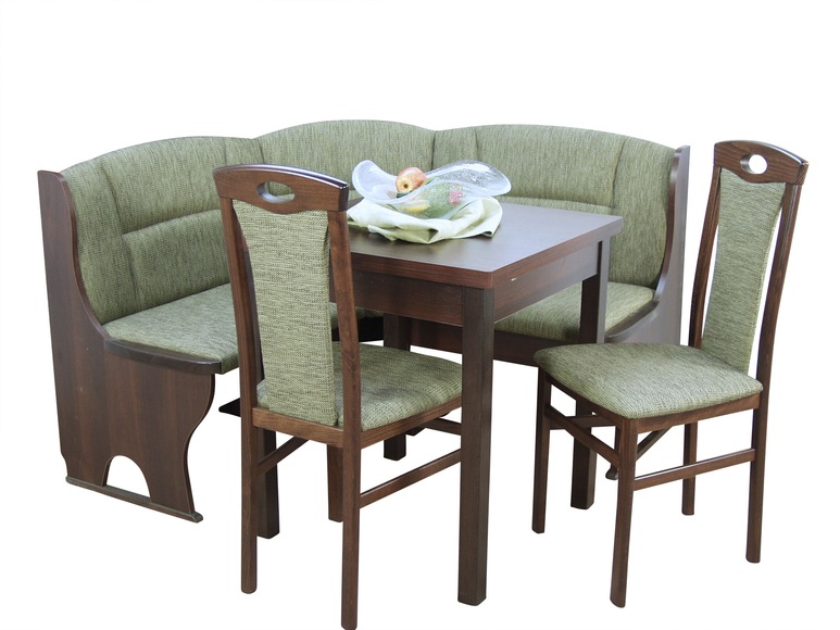 HOFMANN LIVING AND MORE Essgruppe »4tlg. Eckbankgruppe«, (Spar-Set, 4 tlg., 4tlg. Eckbankgruppe), Stühle montiert