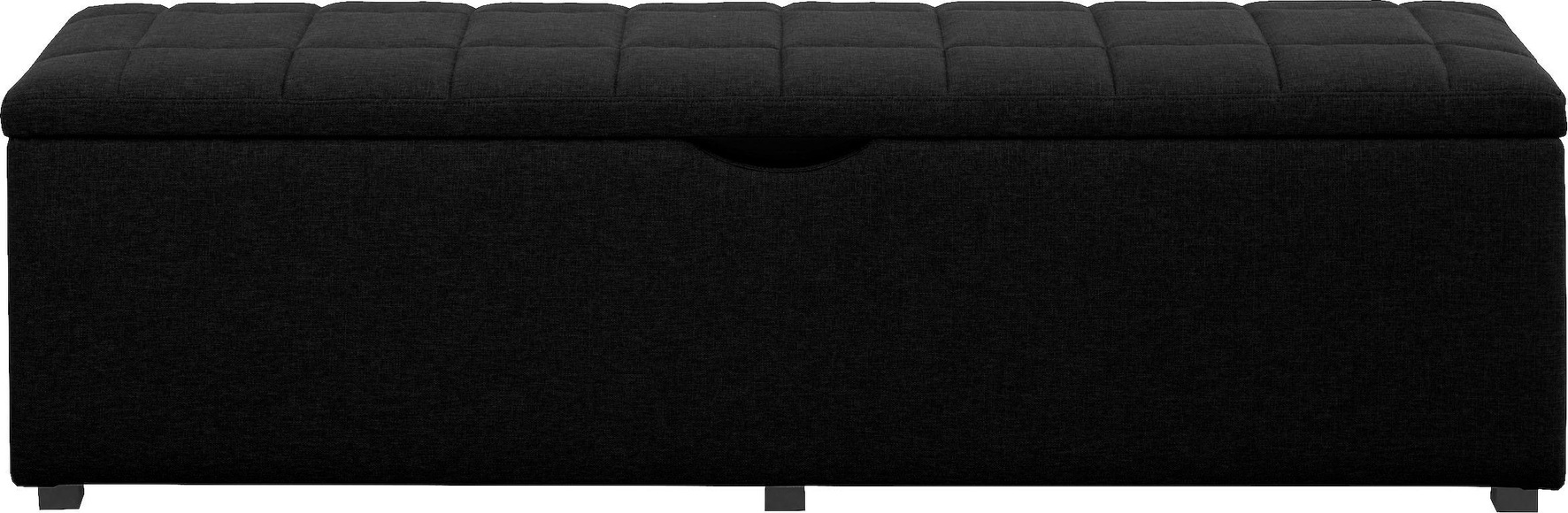 Places of Style Hockerbank »Checked«, mit Stauraum, Breite 120 cm und 160 cm, auch als Garderobenbank oder Bettbank geeignet