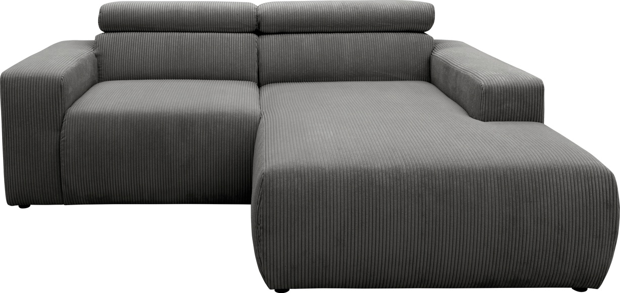 DOMO collection Ecksofa »Brandon kleine Ausführung B/T/H: 214/100/80 cm«, Mit Kopfteilverstellung, auch in Leder und Cord