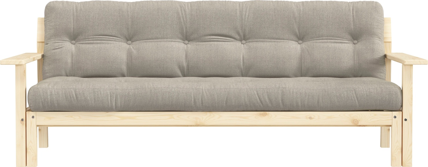 Karup Design Schlafsofa »Unwind«, Mit Holzstruktur, inkl. Futonmatratze, Liegefläche 130x190 cm