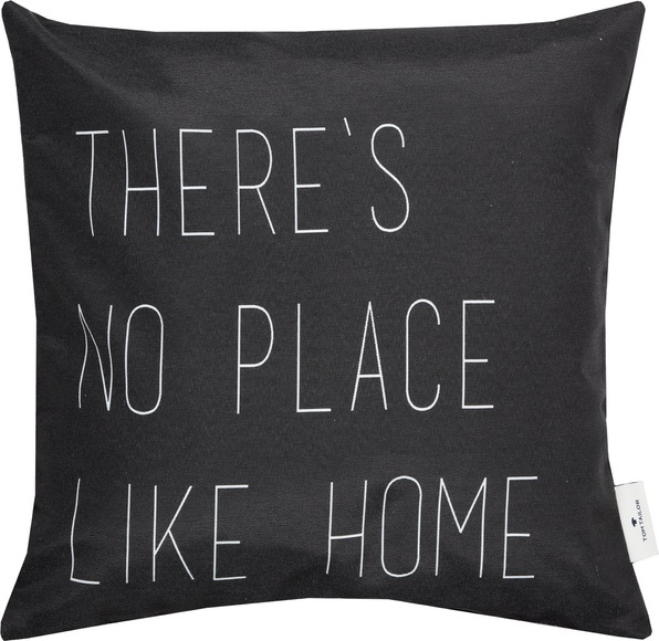 TOM TAILOR Dekokissen »No Place«, (1 St.), mit trendigem Schriftzug