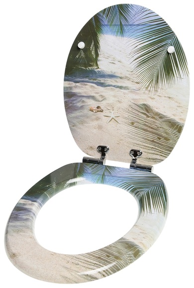Sanilo WC-Sitz »Beach«, mit Absenkautomatik