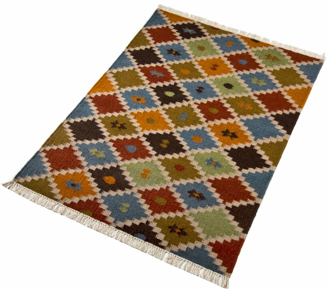 Wollteppich, »Kite«, Home affaire, rechteckig, Höhe 5 mm, handgewebt