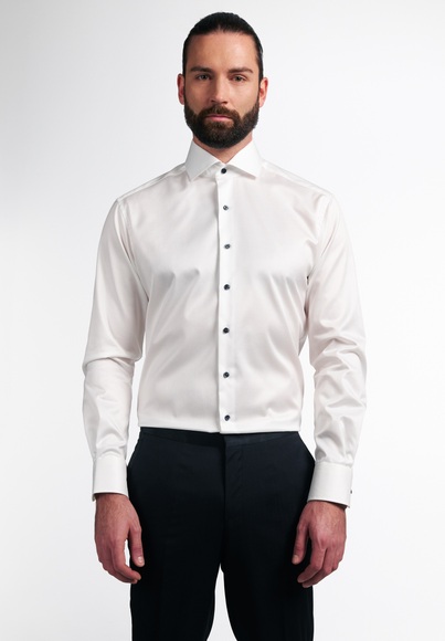 ETERNA LANGARM HEMD MODERN FIT GENTLE SHIRT TWILL CHAMPAGNER UNIFARBEN