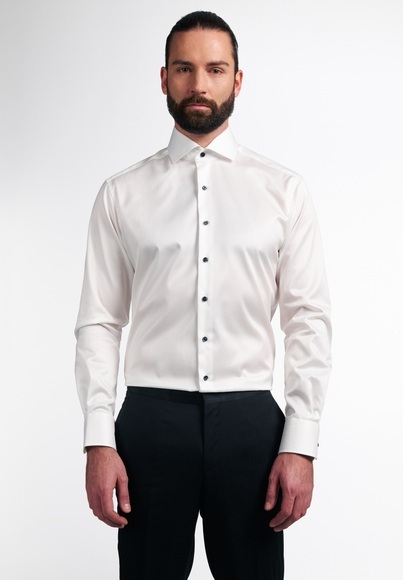 ETERNA LANGARM HEMD MODERN FIT GENTLE SHIRT TWILL CHAMPAGNER UNIFARBEN