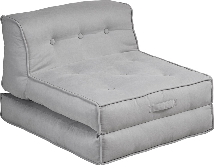 my home Sessel »Caspar«, Loungesessel in 2 Grössen, mit Schlaffunktion und Pouf-Funktion.