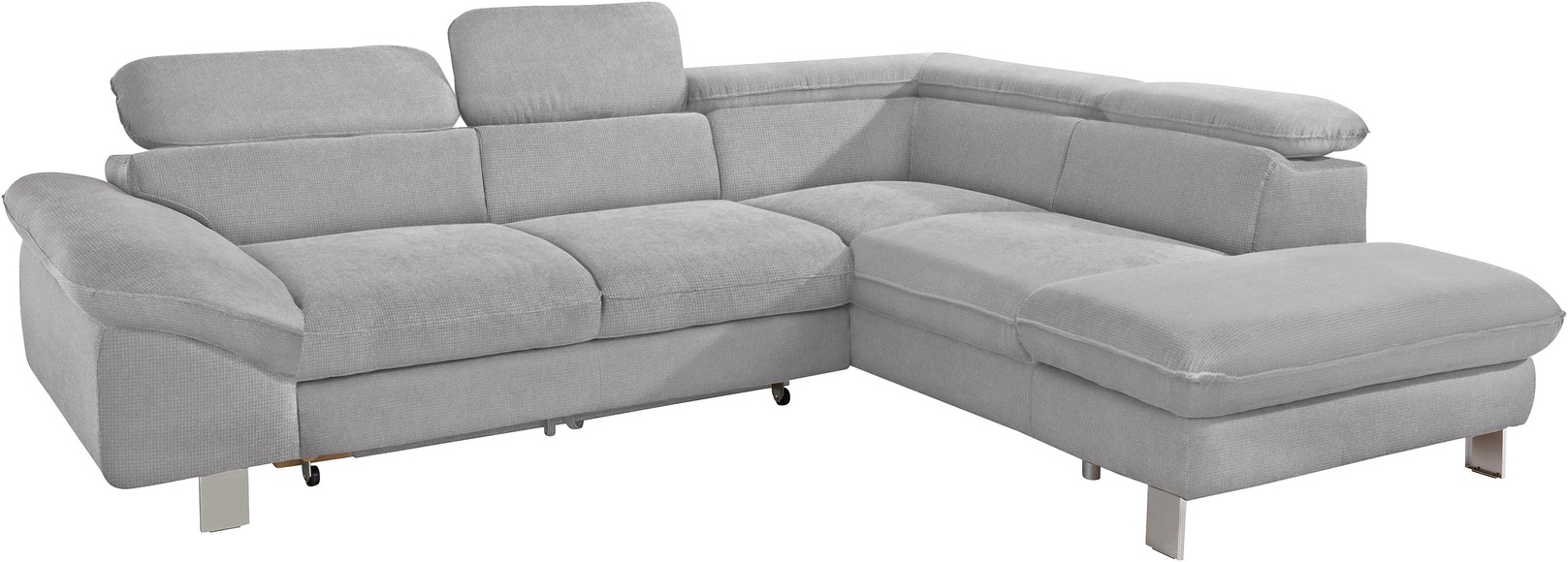 COTTA Ecksofa, mit Kopf- bzw. Rückenverstellung, wahlweise mit Bettfunktion und Bettkasten