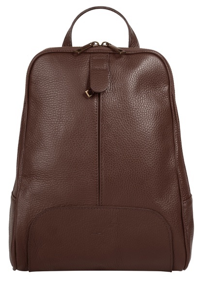 Samantha Look Cityrucksack, echt Leder, Made in Italy
