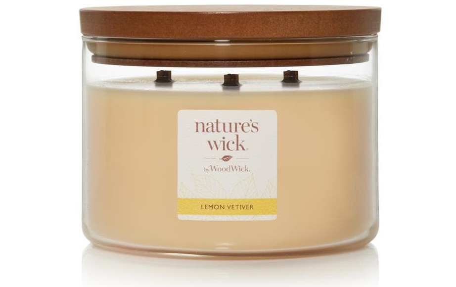 Woodwick Duftkerze »Natures Wick Lemon Vetiver«