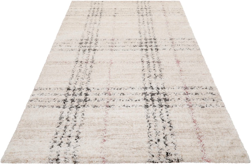 Esprit Teppich »Nora ESP-80336«, rechteckig, 30 mm Höhe, mit Karo-Muster