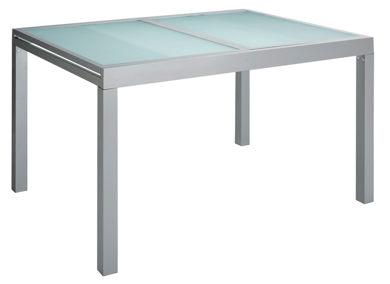 Gartentisch »Lima«, Aluminium, ausziehbar, silberfarben