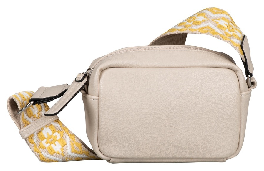 TOM TAILOR Denim Mini Bag »ROSALIE Camera bag«, mit gemustertem Schulterriemen