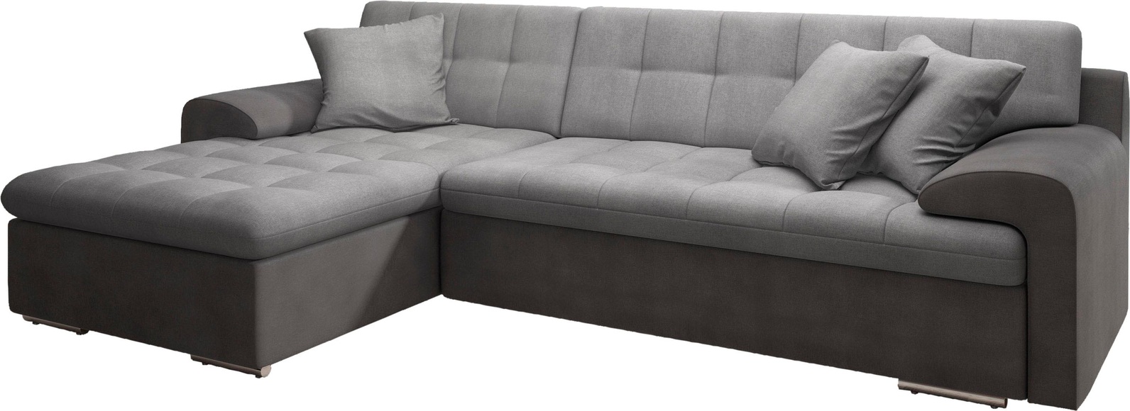 TRENDMANUFAKTUR Ecksofa, wahlweise mit Bettfunktion