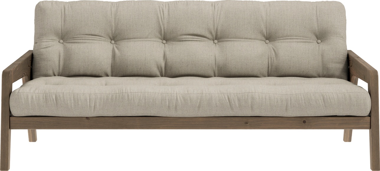 Karup Design Schlafsofa »Grab«, Mit Holzstruktur, inkl. Futonmatratze, Liegefläche 130x190 cm