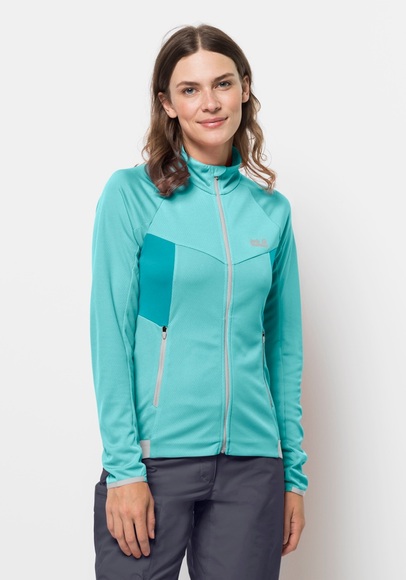 Jack Wolfskin Fahrrad-Funktionsjacke Frauen Tourer Midlayer Jacket Women XXL blau peppermint