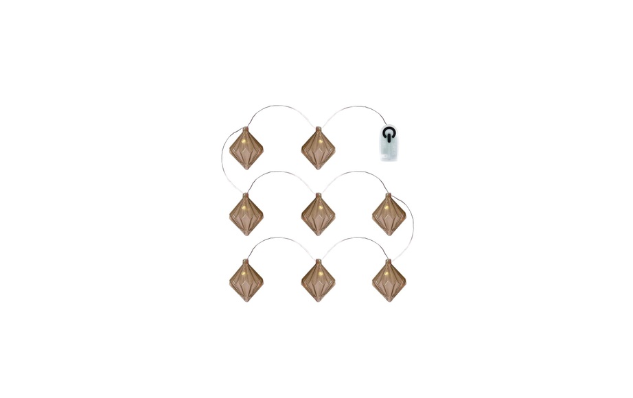 LED-Lichterkette »Sirius Nellie, Braun«, 8 St.-flammig