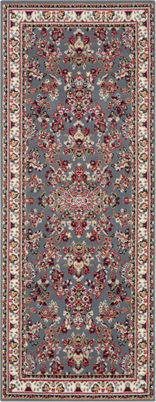 DELAVITA Läufer »Halton«, rechteckig, 8 mm Höhe, Kurzflor Läufer, Vintage Design, Orient Optik, Wohnzimmer, Schlafzimmer, Arbeitszimmer, Robust, Pflegeleicht, Gekettelt