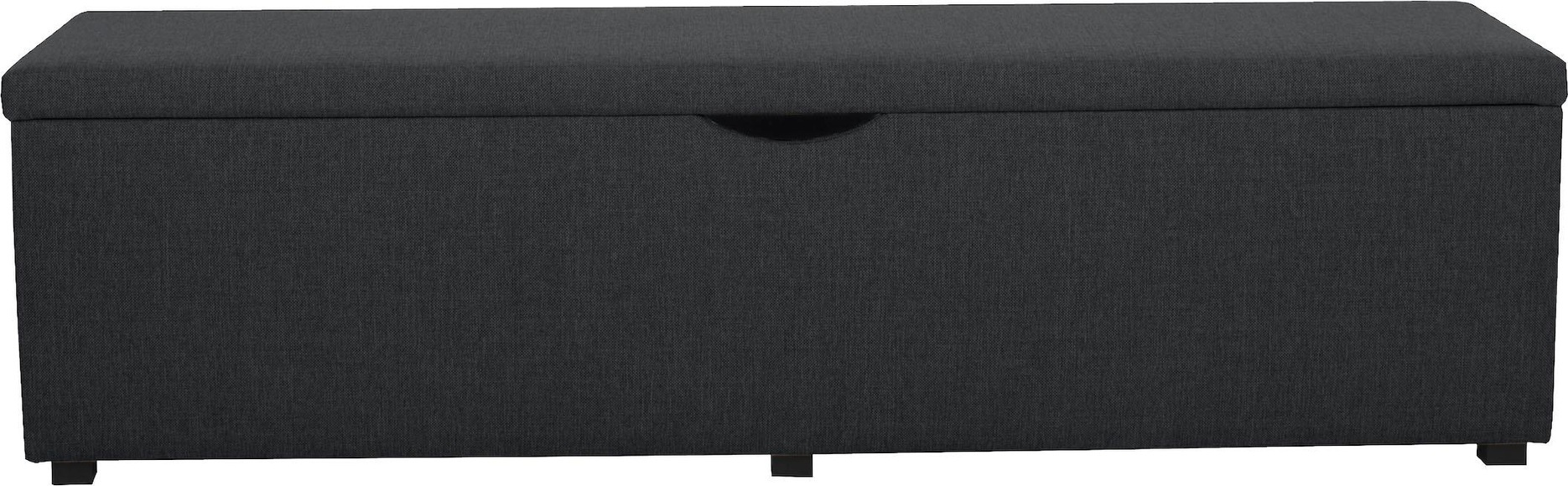 Places of Style Hockerbank »Standard«, mit Stauraum, Breite 120 cm oder 160 cm, auch als Garderobenbank oder Bettbank geeignet