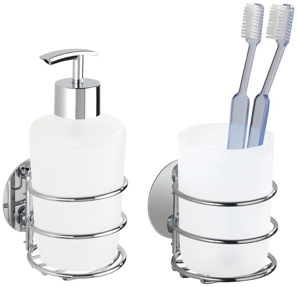 WENKO Badaccessoires-Sets »Turbo-Loc®«, (Set, 2 tlg.)