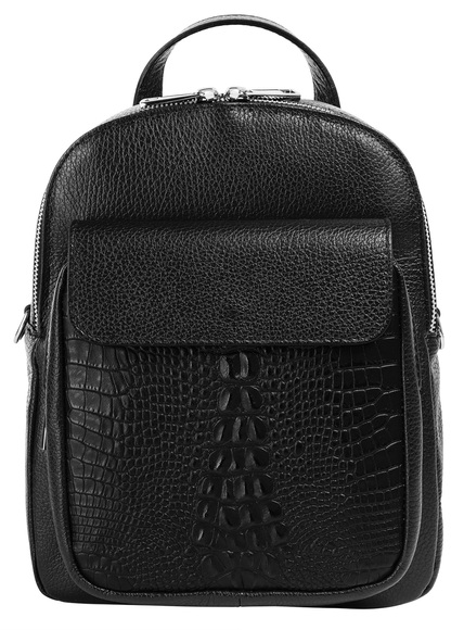 Cluty Cityrucksack, echt Leder, Made in Italy