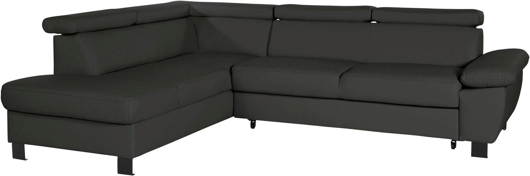 exxpo - sofa fashion Ecksofa, mit Kopfstützenverstellung und Armlehnverstellung, Wahlweise mit Bettfunktion und Bettkasten