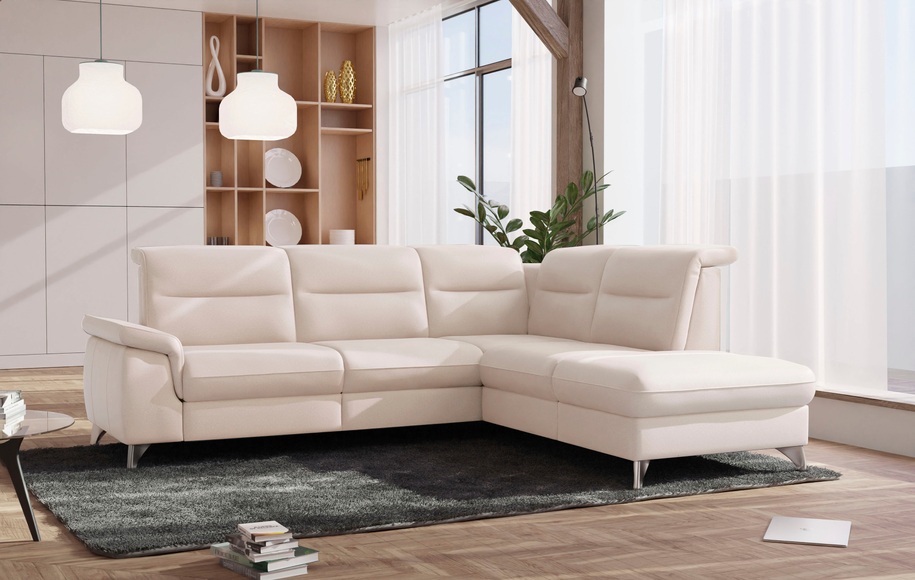 SCHÖNER WOHNEN LAMINAT Ecksofa, wahlweise mit motorischer Relaxfunktion